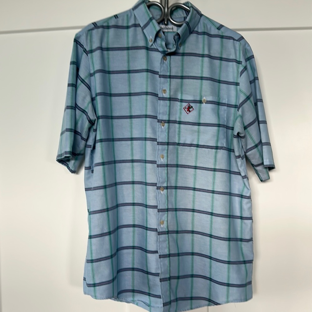 Vtg Saddlebrook Shirt with Mallard embroidered pocket